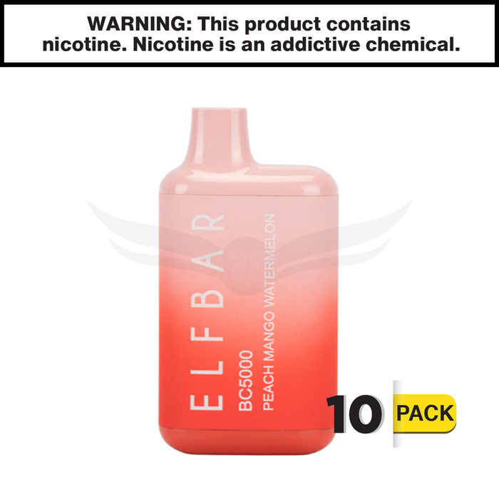 ELF BAR 5000 Disposable Rechargeable Vape (10 PACK)