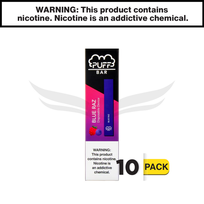 Puff Bar Disposable E-Cigs Device 5% (10 PACK)