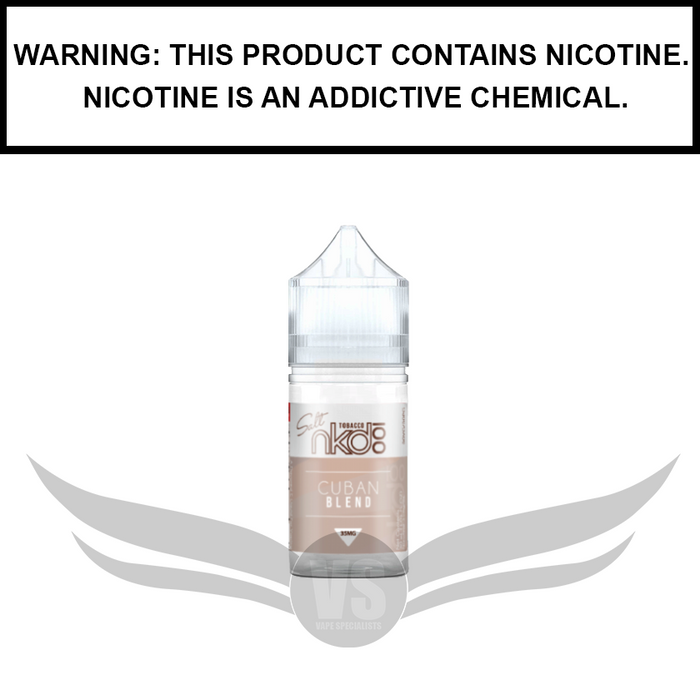 Naked100 | Cuban Blend - Nic Salt eJuice (30ml)