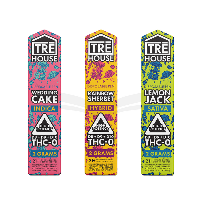 Tre House - D8 + D9 + D10 + THC-O Disposable | 2-Grams