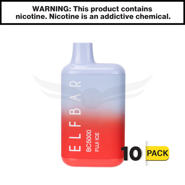 ELF BAR 5000 Disposable Rechargeable Vape (10 PACK)