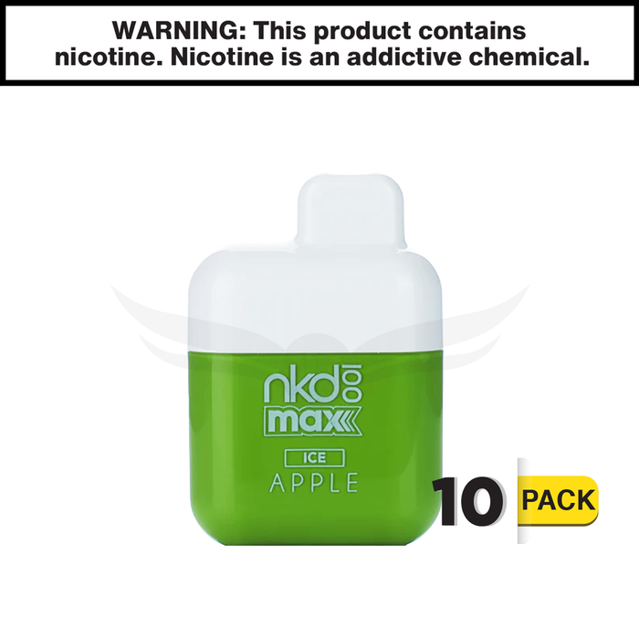 Naked 100 Max 4500 Disposable Rechargeable Vape (10 Pack)